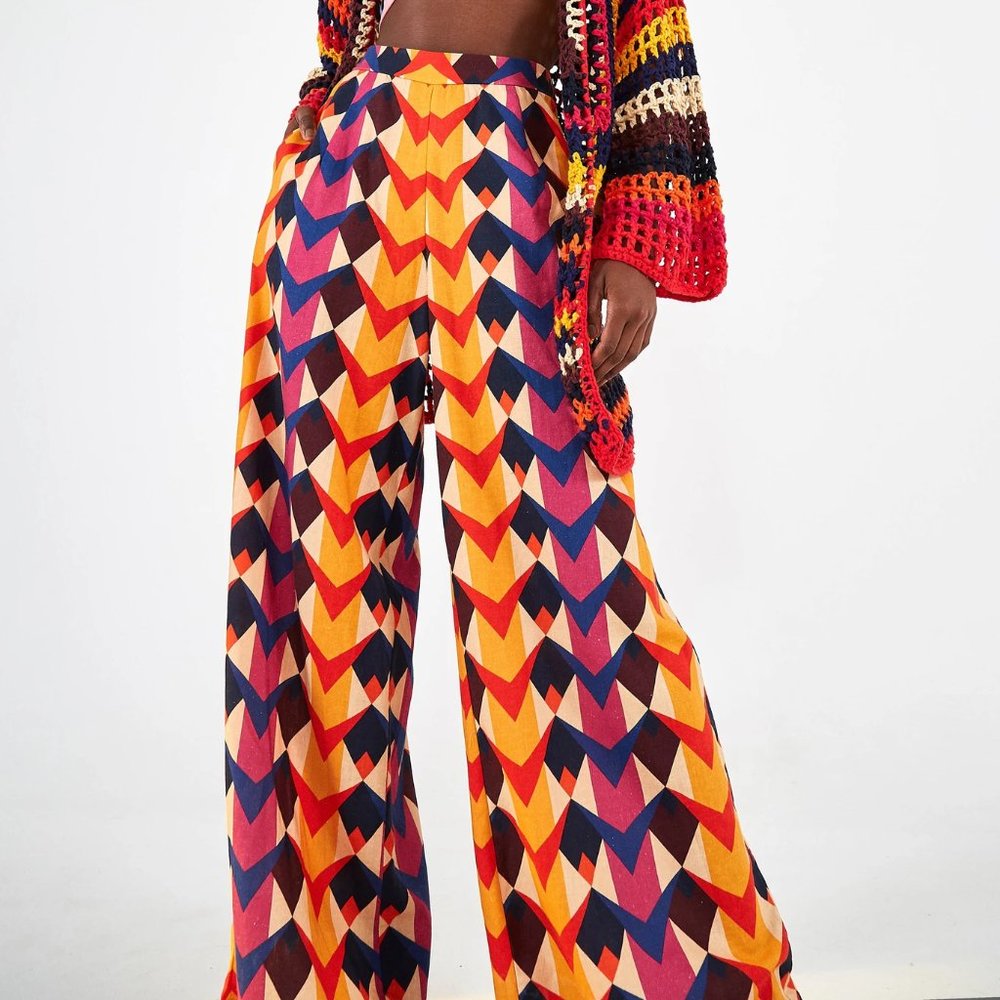 Farm Rio Wide Leg Pants NWT